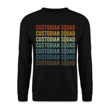 Caretaker Squad School Caretaker Squad Most - Unisex Sweatshirt - black - Front - Alina (178cm) & Michal (187cm)