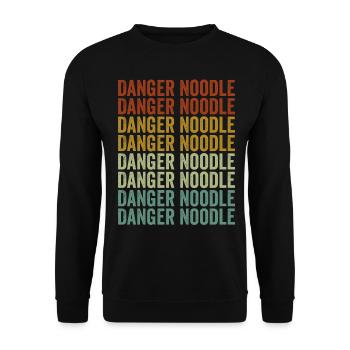 Danger Noodle Maman Serpent Dame - Sweat-shirt Unisexe - noir - Devant - Alina (178cm) & Michal (187cm)