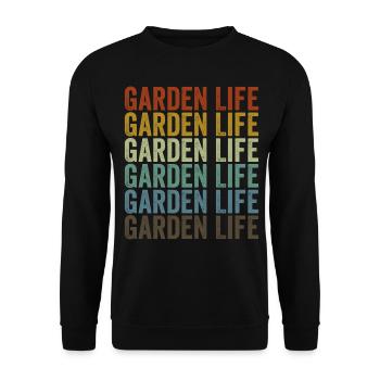 Garden Life Outils de jardinage Jardinage - Sweat-shirt Unisexe - noir - Devant - Alina (178cm) & Michal (187cm)