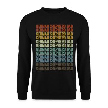 Berger Allemand Papa Berger Allemand L - Sweat-shirt Unisexe - noir - Devant - Alina (178cm) & Michal (187cm)