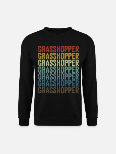 Grashüpfer Entomologe Insektenliebhaber Grashüpfer - Unisex Pullover - Schwarz