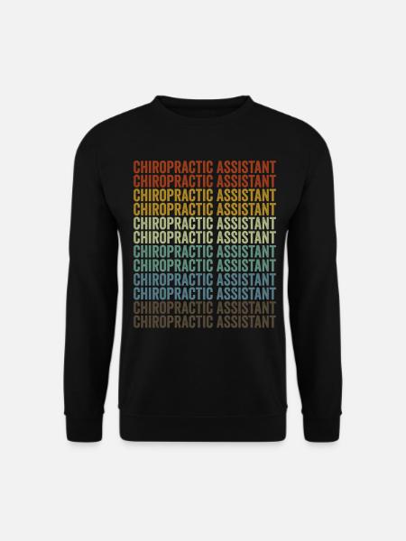 Chiropractic Assistant Chiropractor - Unisex Sweatshirt - black