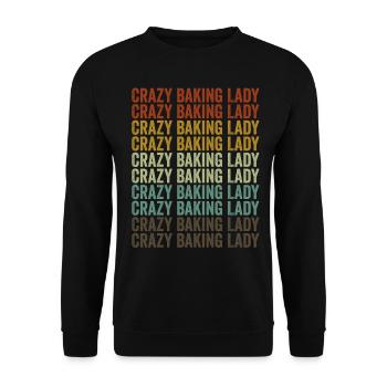 Crazy Baker Bak - Sweat-shirt Unisexe - noir - Devant - Alina (178cm) & Michal (187cm)