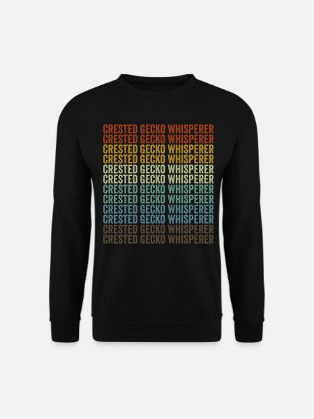 Haubengeckoflüsterer Haubengecko Crestie - Sweat-shirt Unisexe - noir