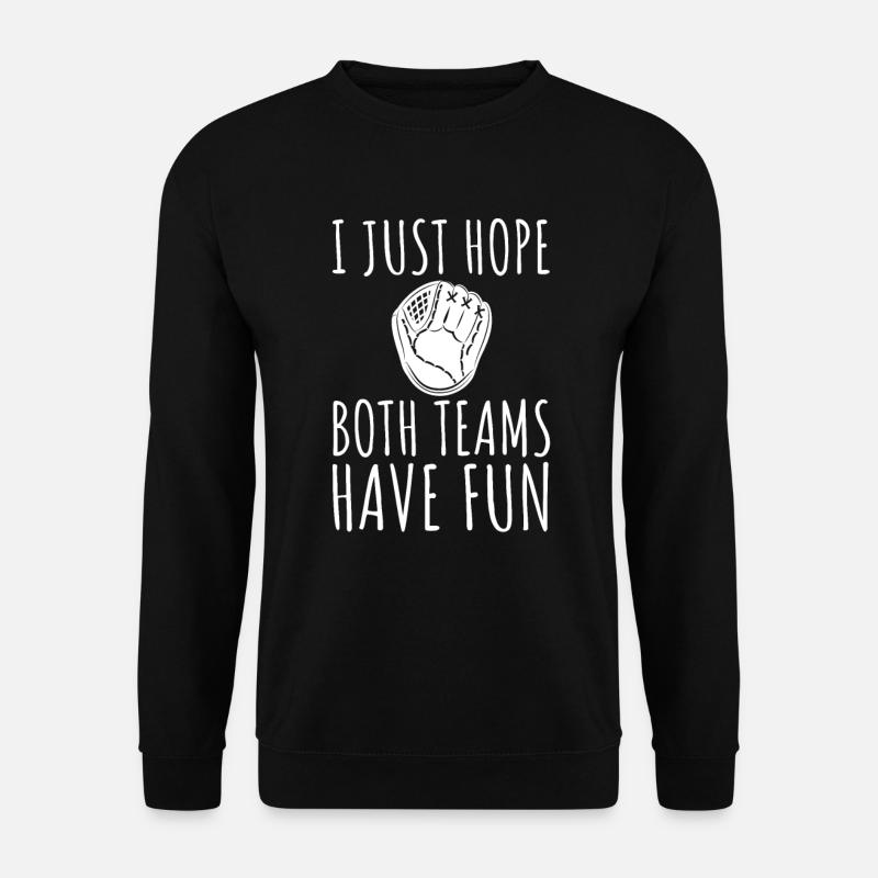 Drôle de baseball avec l’inscription « I » - Sweat-shirt Unisexe - noir