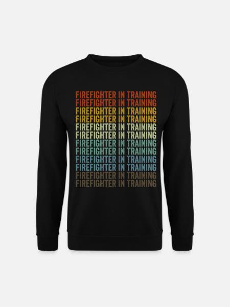 Brandmand under uddannelse Brandmand Brandbek - Unisex sweater - sort