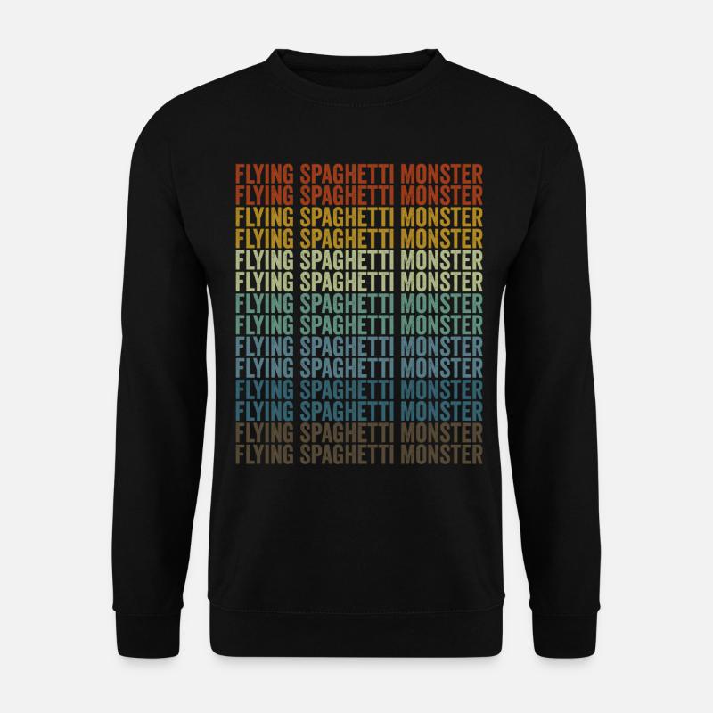 Flying Spaghetti Monster Flying Spaghettimo - Unisex Sweatshirt - black