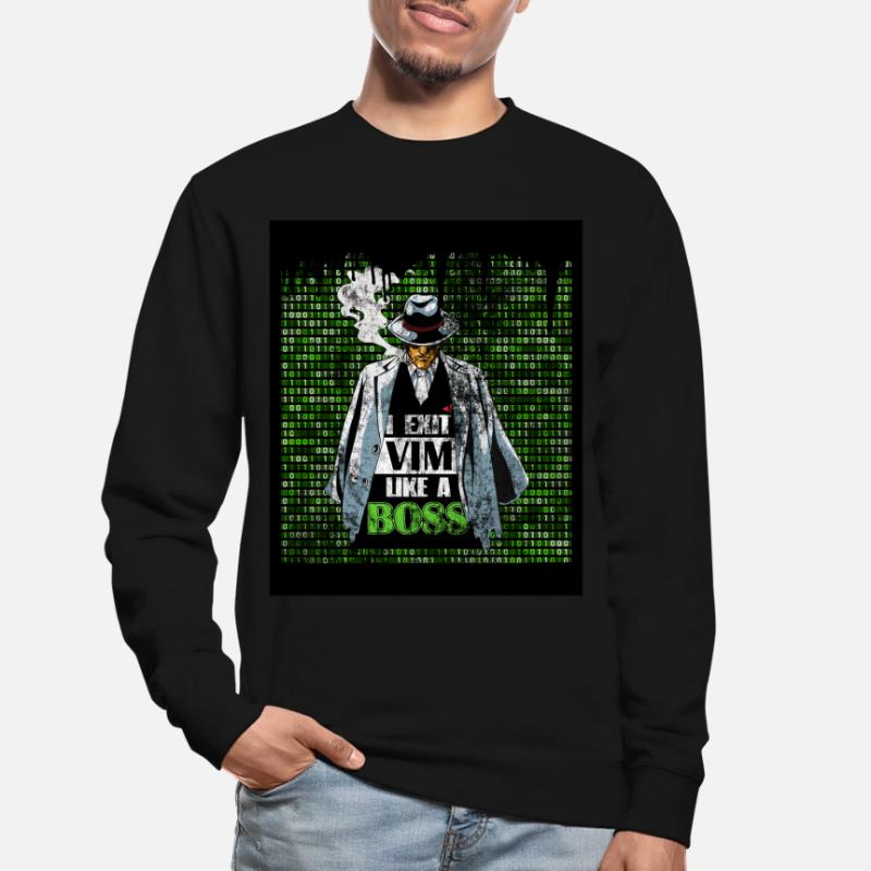 I Exit VIM like a Boss for Linux Linux Lover and Unisex Pullover