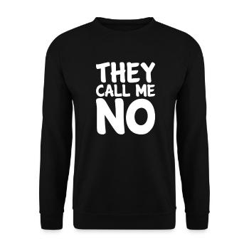 They Call Me No Funny Baby Kleinkind - Unisex Pullover - Schwarz - Vorne - Alina (178cm) & Michal (187cm)