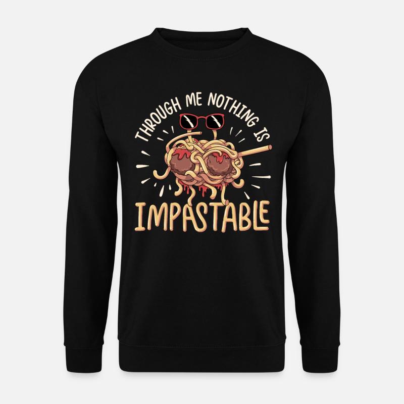 flying spaghetti monsters Pastafarian - Unisex Sweatshirt - black