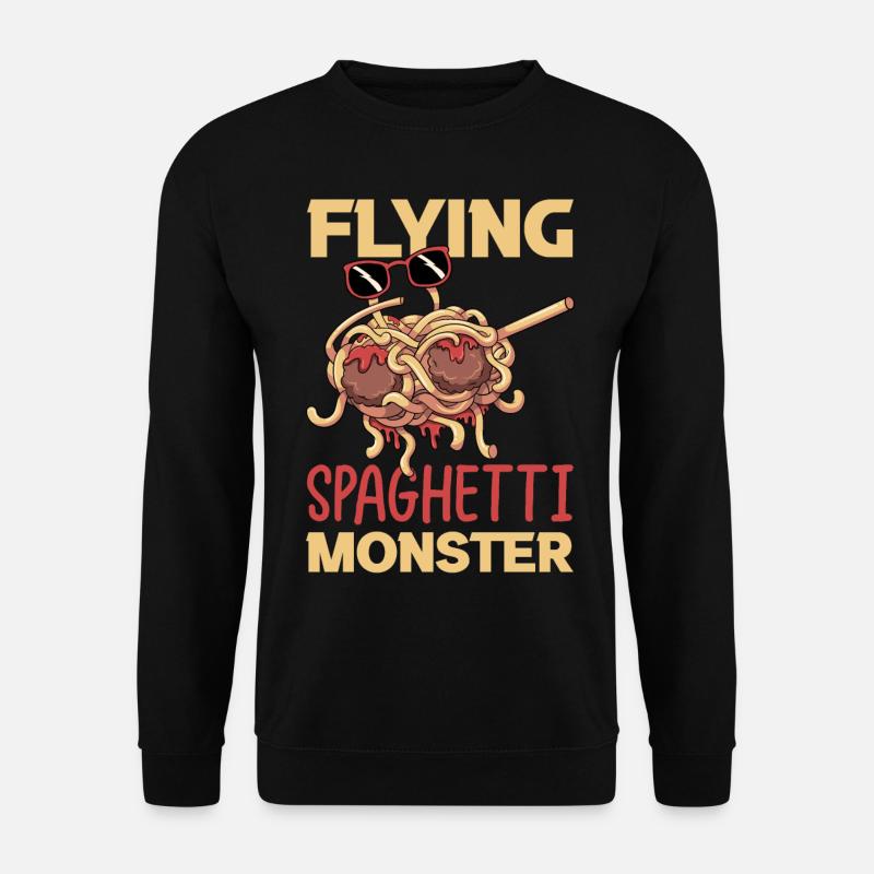 Dab Flying Spaghetti Monster - Sweat-shirt Unisexe - noir