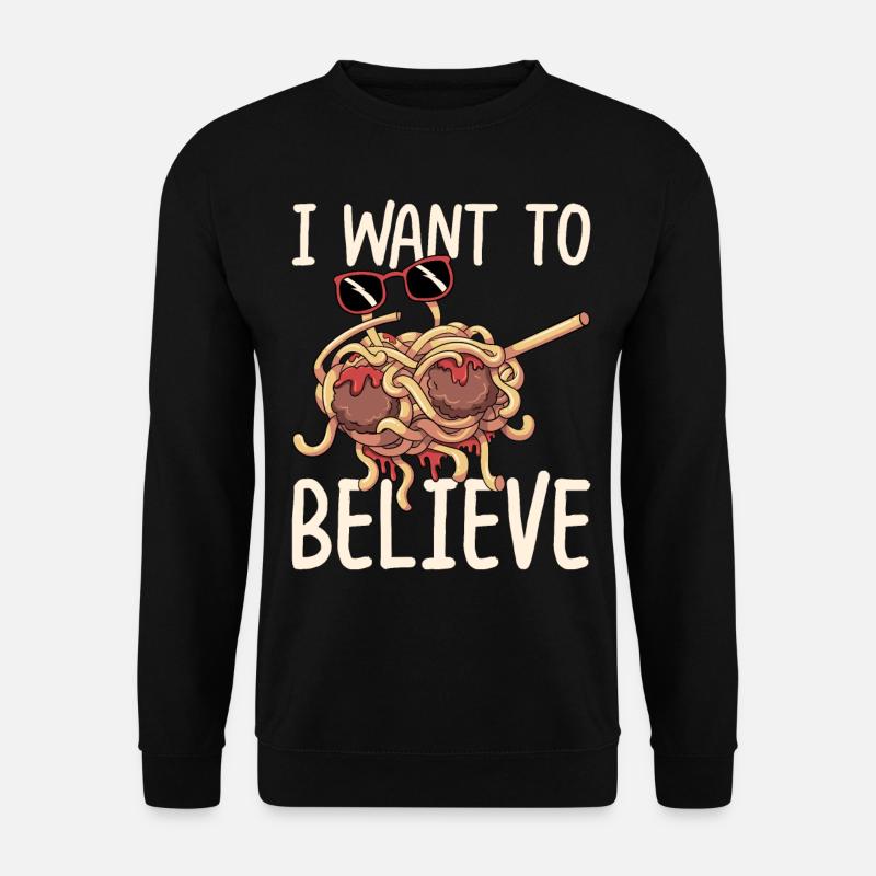 Dab Flying Spaghetti Monster - Unisex Sweatshirt - black