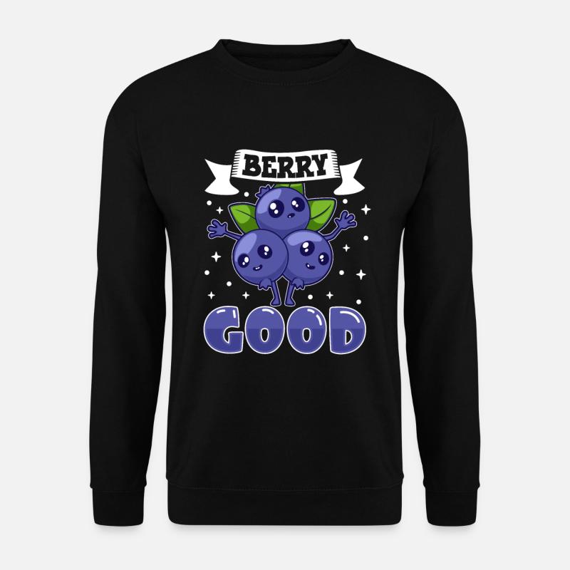 Berry good - Blaubeere - Unisex Pullover - Schwarz