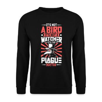 It's not a bird - Pestdoktor - Unisex Pullover - Schwarz - Vorne - Alina (178cm) & Michal (187cm)
