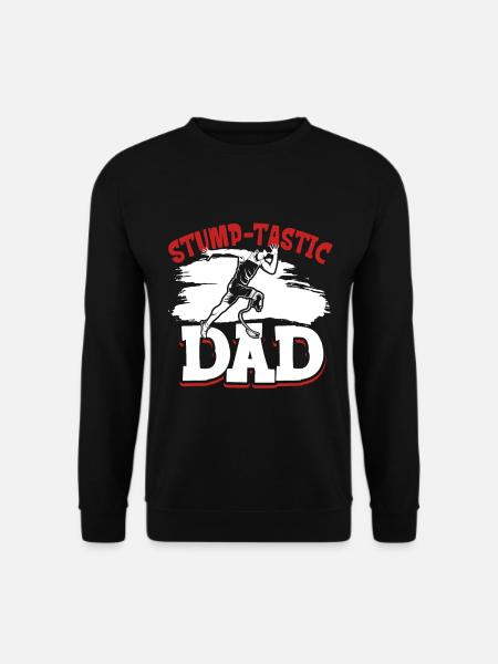 Best dad with prosthetic leg - Unisex Sweatshirt - black
