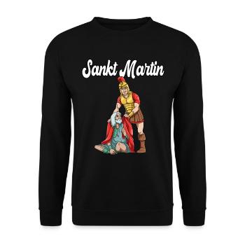 Sankt Martin St Martin - Unisex Pullover - Schwarz - Vorne - Alina (178cm) & Michal (187cm)