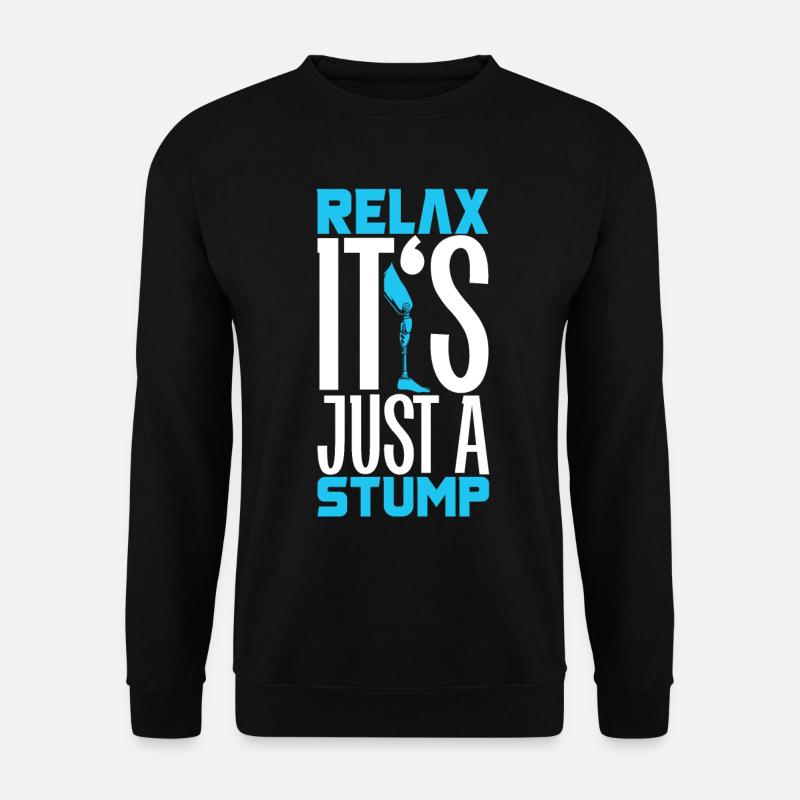 Prothèse de jambe - Sweat-shirt Unisexe - noir