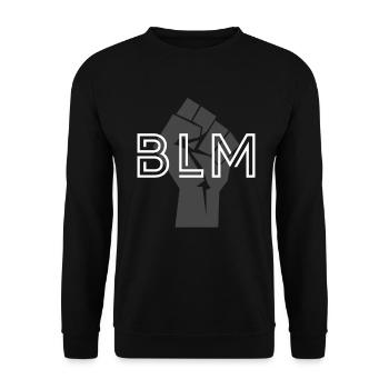Allié de Black Lives Matter - Sweat-shirt Unisexe - noir - Devant - Alina (178cm) & Michal (187cm)