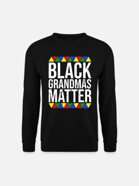 Schwarze Omas Matter Schwarzer Monat - Unisex Pullover - Schwarz
