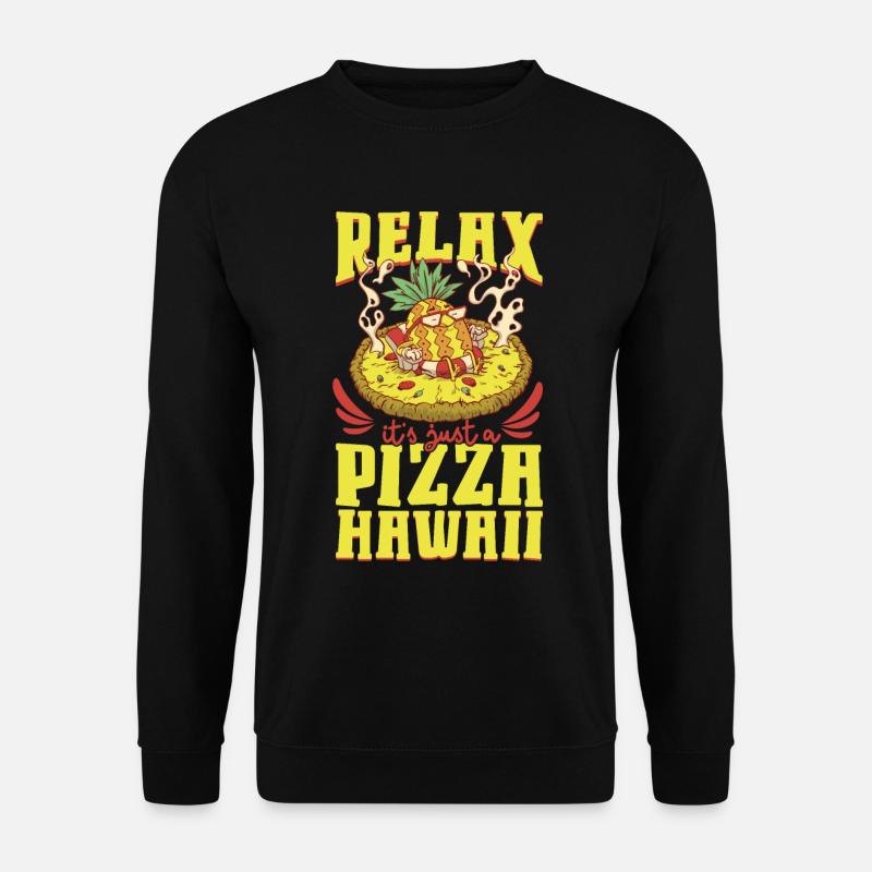 Pizza Hawaii - Pizza Ananas - Sweat-shirt Unisexe - noir