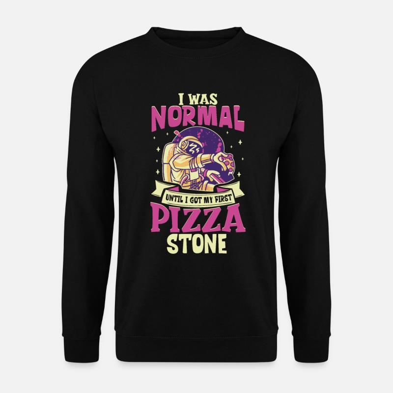 Pizza Stone - Pizza Baker - Unisex Sweatshirt - black