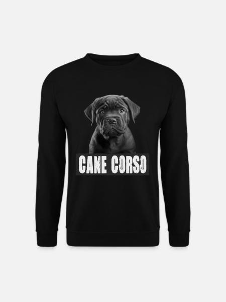Cane Corso Welpe für einen Cane Corso Besitzer - Unisex Pullover - Schwarz