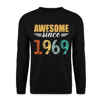 Tout simplement génial depuis 1969 - toujours imbattable - Sweat-shirt Unisexe - noir - Devant - Alina (178cm) & Michal (187cm)