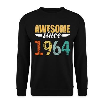 Since 1964: the definition of great! - Unisex Sweatshirt - black - Front - Alina (178cm) & Michal (187cm)