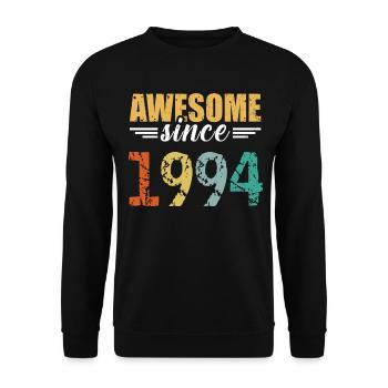 Since 1994: the definition of great! - Unisex Sweatshirt - black - Front - Alina (178cm) & Michal (187cm)