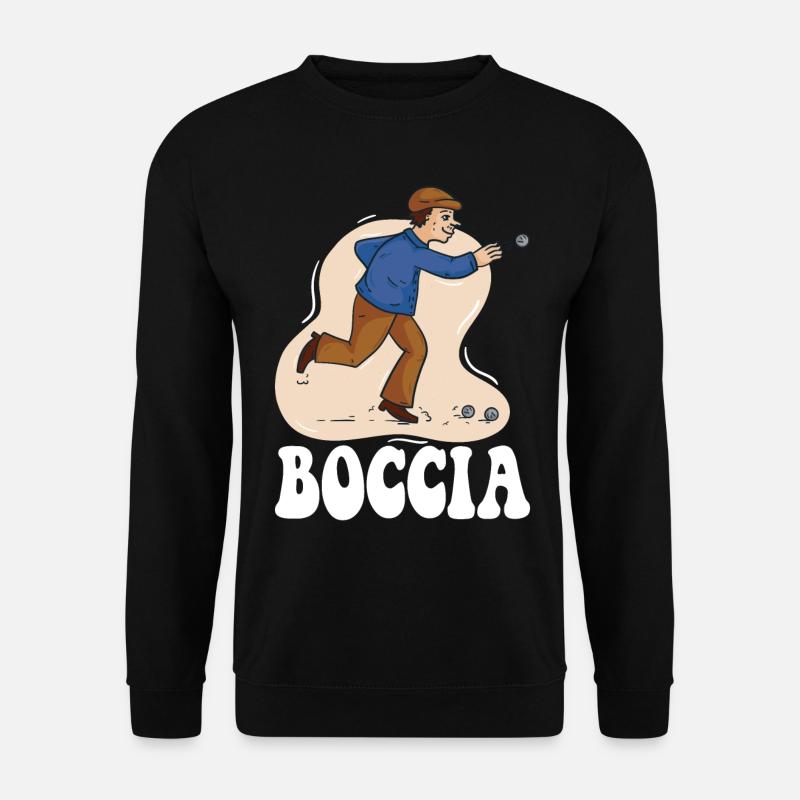 Boccia player Clothing with bocce balls Boccia - Unisex Sweatshirt - black