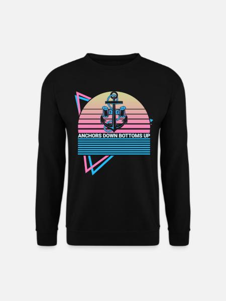 Fun boat ride retro - Unisex Sweatshirt - black