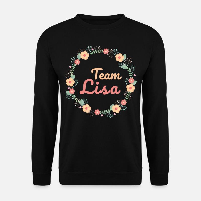 Team Lisa - Braut JGA - Unisex Pullover - Schwarz