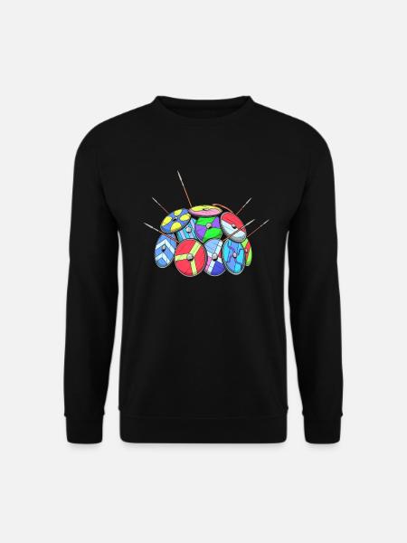 Wikinger Schildwall - Unisex Pullover - Schwarz