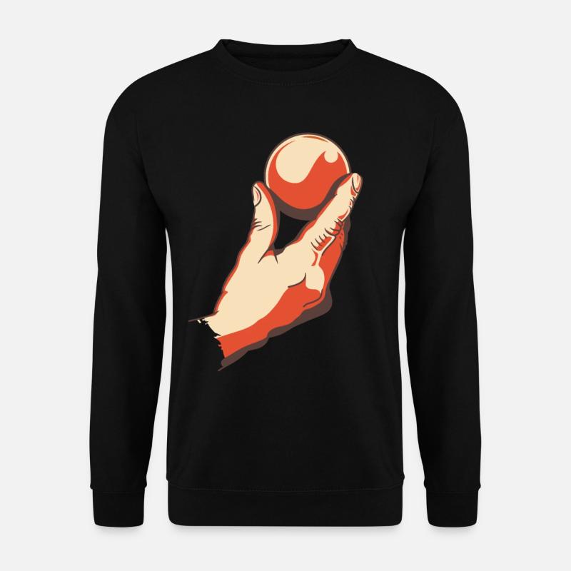 Boule Kugeln für Bouler Boccia Spiel Botcha Boule - Unisex Pullover - Schwarz