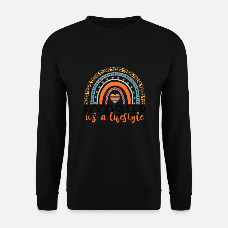 Good Sleep Is a Lifestyle - Mom Life Support Sleep - Unisex Pullover - Schwarz