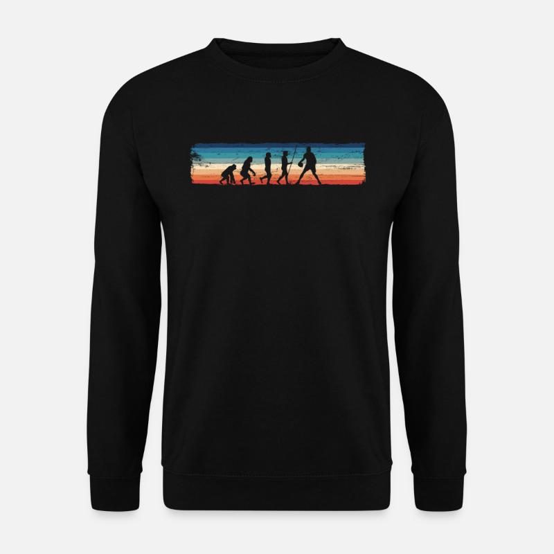 Evolution du basketball - Rétro - Sweat-shirt Unisexe - noir