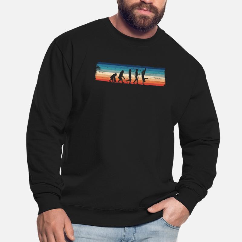 Retro Breakdancing Evolution - Fun Sweat-shirt Unisexe