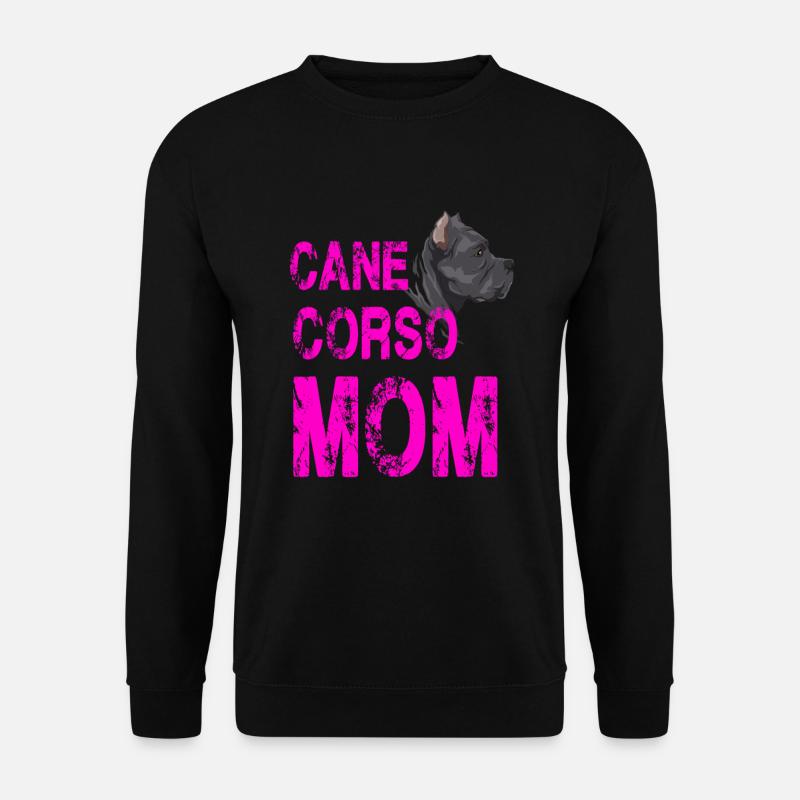 Cane Corso Mom für eine Cane Corso Hundehalterin - Unisex Pullover - Schwarz