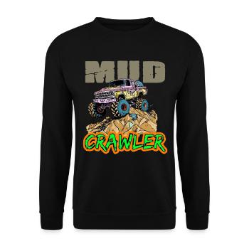 Offroad Racing für Offroad Fans - Unisex Pullover - Schwarz - Vorne - Alina (178cm) & Michal (187cm)