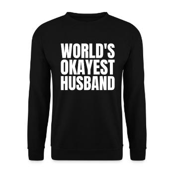 Le mari le plus correct du monde Homme drôle - Sweat-shirt Unisexe - noir - Devant - Alina (178cm) & Michal (187cm)