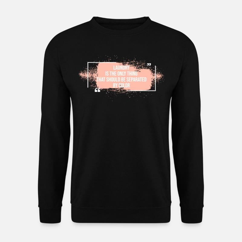Wäschefarbe getrennt Equality Einheit - Unisex Pullover - Schwarz