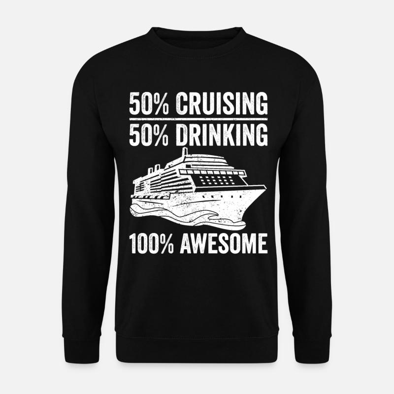 Funny cruising - Unisex Sweatshirt - black