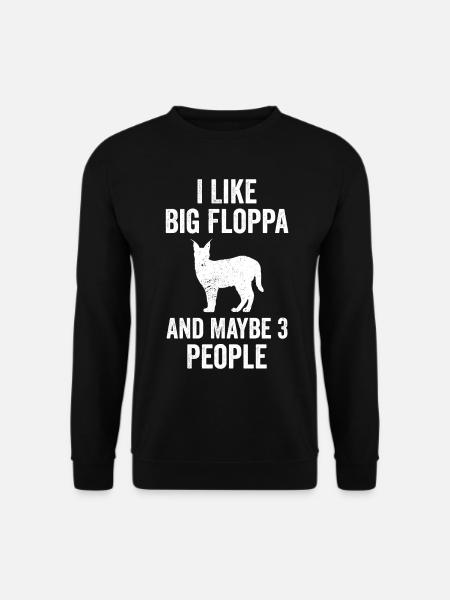 Great Floppa Caracal - Unisex Sweatshirt - black