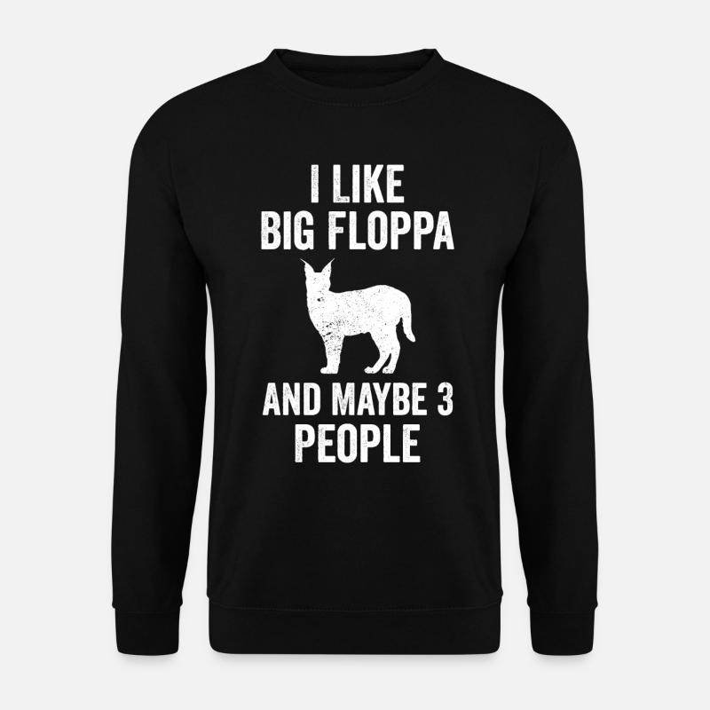 Great Floppa Caracal - Unisex Sweatshirt - black