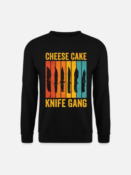 Funny knife collector retro - Unisex Sweatshirt - black