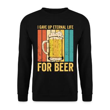 Lustiger Ex-Mormone LDS Exmo - Unisex Pullover - Schwarz - Vorne - Alina (178cm) & Michal (187cm)