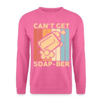 Fabricant de savon amusant - Sweat-shirt Unisexe - rose - Devant