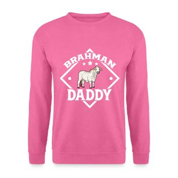 Brahman Daddy - Brahman Beef - Sweat-shirt Unisexe - rose - Devant
