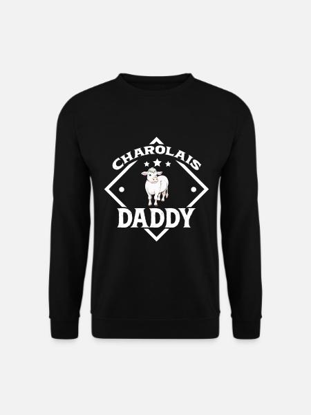 Charolais Daddy - Bœuf Charolais - Sweat-shirt Unisexe - noir