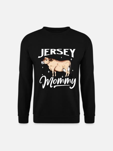 Jersey Mommy - Jersey Rind - Unisex Pullover - Schwarz